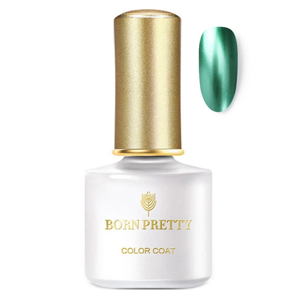 BORN PRETTY лак для ногтей металлик 6 мл зеркальный эффект лак розовый серебряный золотой лак для ногтей, метал маникюр лак для ногтей