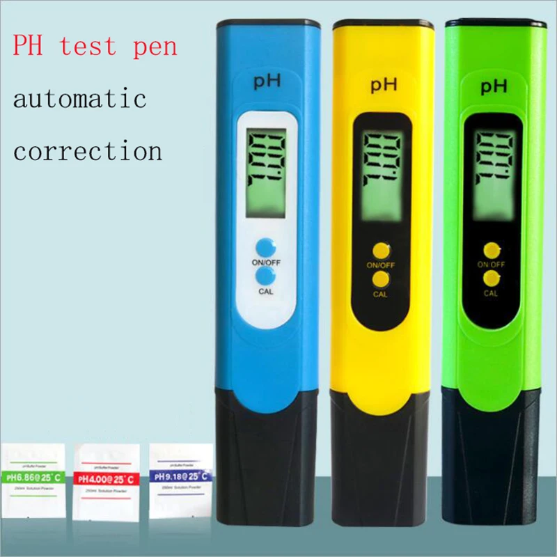 

PH test pen portable 0.1 precision digital liquid crystal display pH test water quality automatic calibration ph instrument