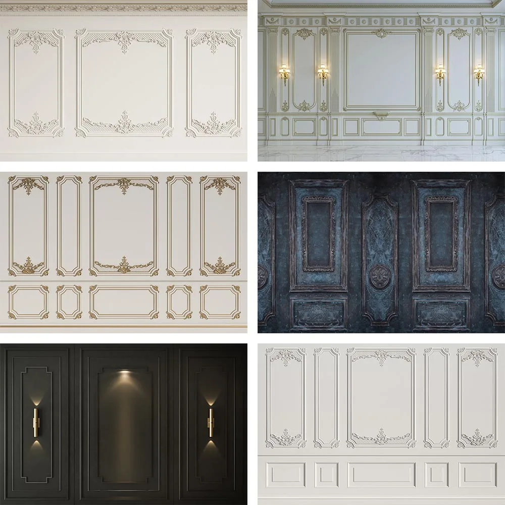 Mehofond Photography Background White Black Wall Room Interior Light Baby Portrait Wedding Photocall Backdrop Photo Studio