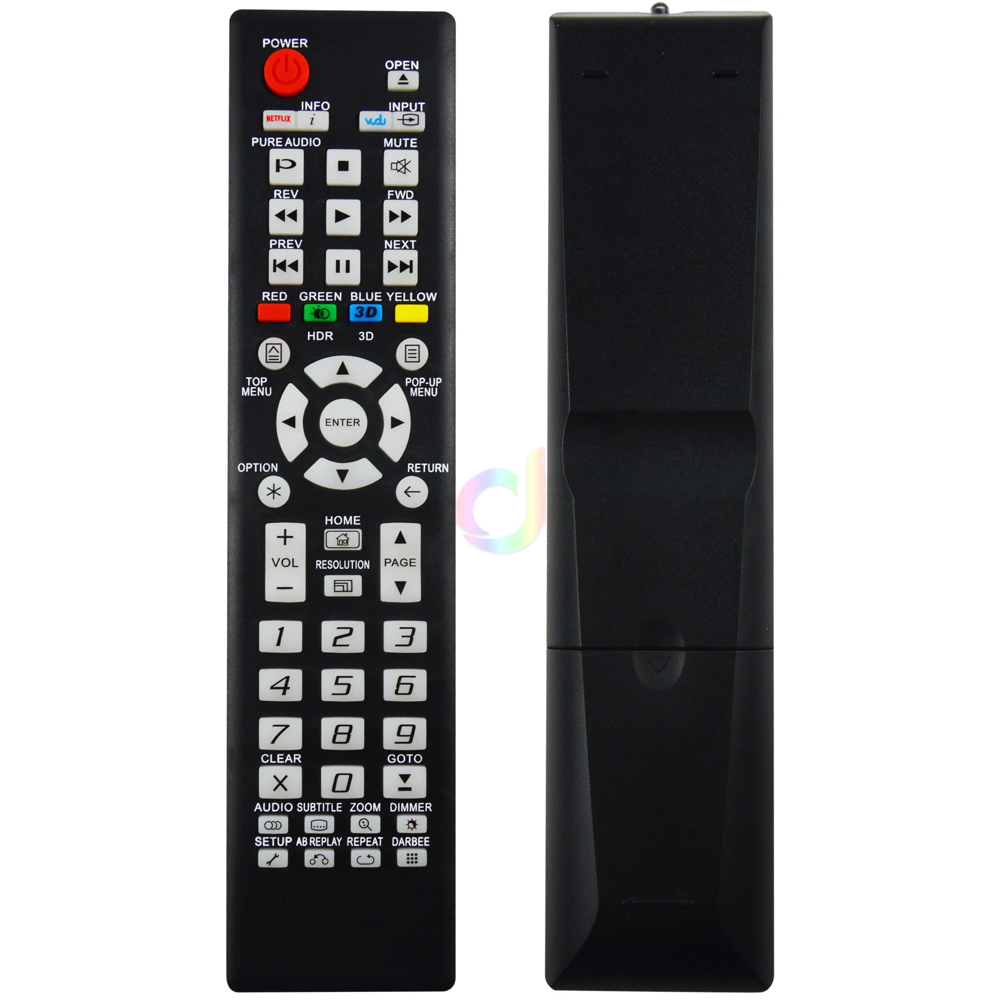 Remoto para Oppo Controle 3d Blu-ray Rede Disc Player Udp-203 Bdt-101ci Udp-203cn Udp-205 - Image 2