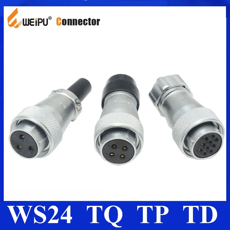 Оригинальные Weipu WS24 разъем TQ TP TD 2 3 4 10 12 19 контактный вилка кабеля в рукаве
