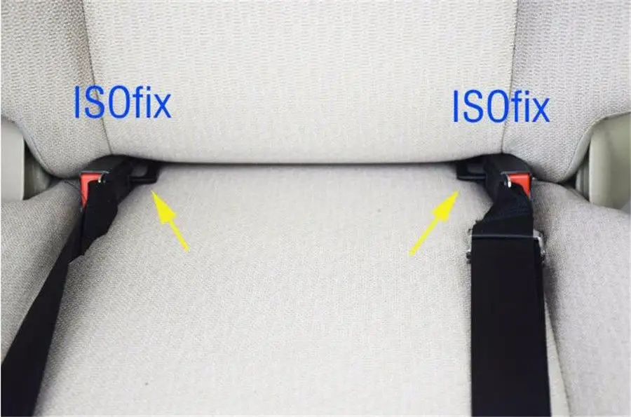 Car Latch ISOFIX Seat Belt Connector Interface Bracket Universal For Child Safety Seat On Compact SUV Hatchback Universal