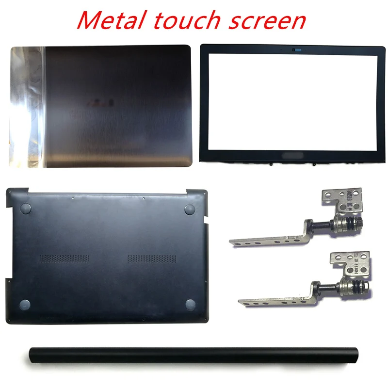 US $11.03 Laptop LCD Back CoverFront BezelLCD HingesHinges CoverPalmrestBottom Case For ASUS N550 N550LF N550J N550JA N550JV