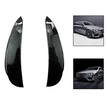 Популярный комплект одежды из 2 предметов для Benz E Class W213- E43 E53 AMG автомобильный передний и задний кузова сбоку переднего бампера для губ накладка наклейки