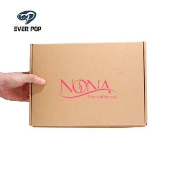 

100PCS/lot Custom High quality Corrugated Cardboard Mailer Box Shipping Boxes Clothes Kraft printing design