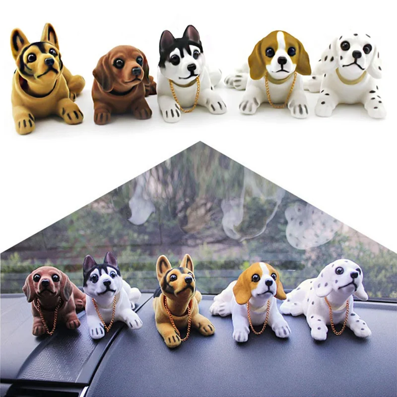 Новая мода Bobble голова собака приборной панели автомобиля кукла Авто качающаяся голова игрушки украшения автомобиля для внутренней отделки украшения