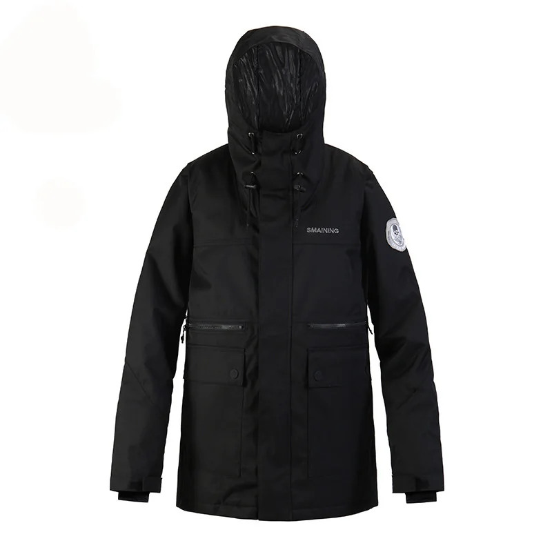 -30 Women's and Men's Snow Suit Wear Work Clothes Snowboard Jackets Wearabl 15K Waterproof Costumes Winter Outdoor Ski Coats