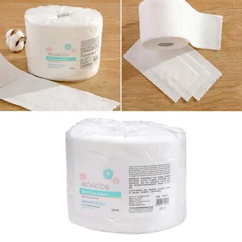 

80sheets Disposable Face Towel Broken Point Face Towel Soft Cotton Face Towel Soft Facial Cleansing Towel For Trip Hotel Travel