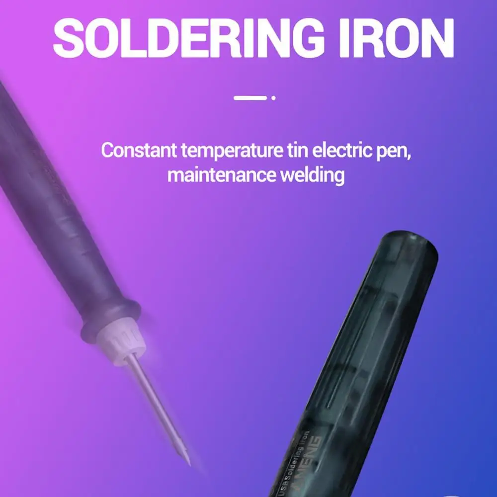 

Portable Usb Soldering Iron Pen 5V 8W Mini Tip Button Switch Electric Powered Soldering Station Welding Equipment Tools