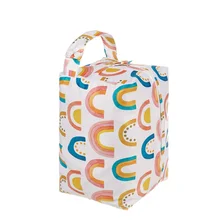 

Happyflute Baby Diaper Pods Reusable Waterproof Fashion Prints Wet/Dry Cloth Wet Bag Mum'S Storage Travel Nappy Bag