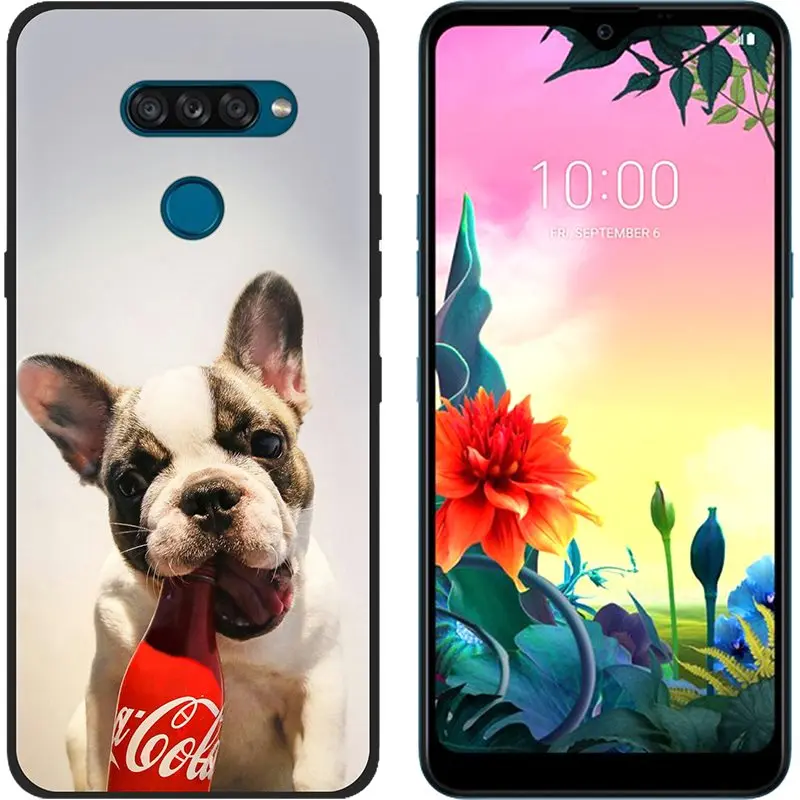 Ремешок противоударный грязеотталкивающий чехол для телефона для LG K50S силиконовый мягкий чехол противоударный модный дизайн держатель для телефона водонепроницаемый - Цвет: Picture 8