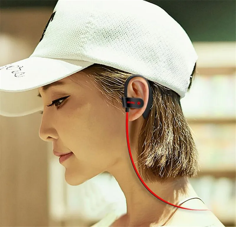 kowkaka S4 Sport Bluetooth Headset Wireless Earphone Sport Earbuds Running Stereo Earbuds with Mic for iphone 11 Pro XR Max 7 8