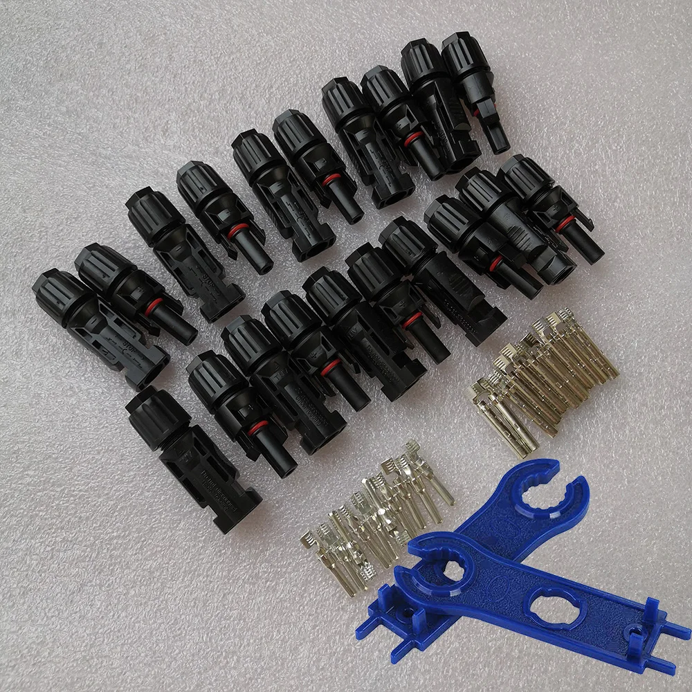 

Free Shipping!! 10 Pairs MC4 Male and Female Solar Panel Connector Used for Solar Cable Suitable Cable Cross 2.5/4/6mm2