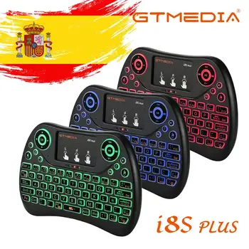 

GTMEDIA i8S With Backlit 2.4G Wireless Keyboard Air Mouse Spanish Portuguese Touchpad Handheld For Laptop Smart TV BOX Andorid