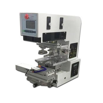 

automatic tabletop 2-colors shttle pad print machine with ink cup