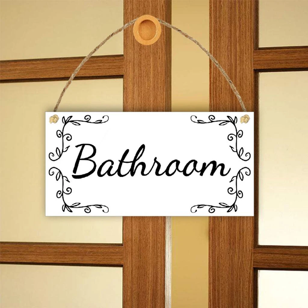 20x10cm Wooden Sign Printed Welcome Characters Wall Hanging Plaque Art Wood Sign Hanging Ornaments Home Decor Wall Decor 