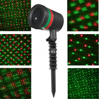 

Outdoor waterproof star shower led stage lighting effect Christmas Laser Projector Garden lawn holiday lighting party decoration