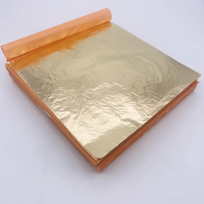 Gold Leaf Kit Finest Italian Gold Leaf Qty. 25 Sheets 14cm x 14cm. - GOLD &  SILVER LEAF