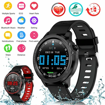 

L8 Smart Watch Men IP68 Waterproof Reloj Hombre Mode SmartWatch With ECG PPG Blood Pressure Heart Rate Sports Fitness Watches