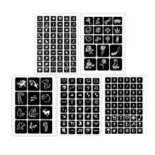 5 шт татуировки наклейки безопасные декоративные водонепроницаемые полупостоянные сексуальные татуировки наклейки пасты для тела руки