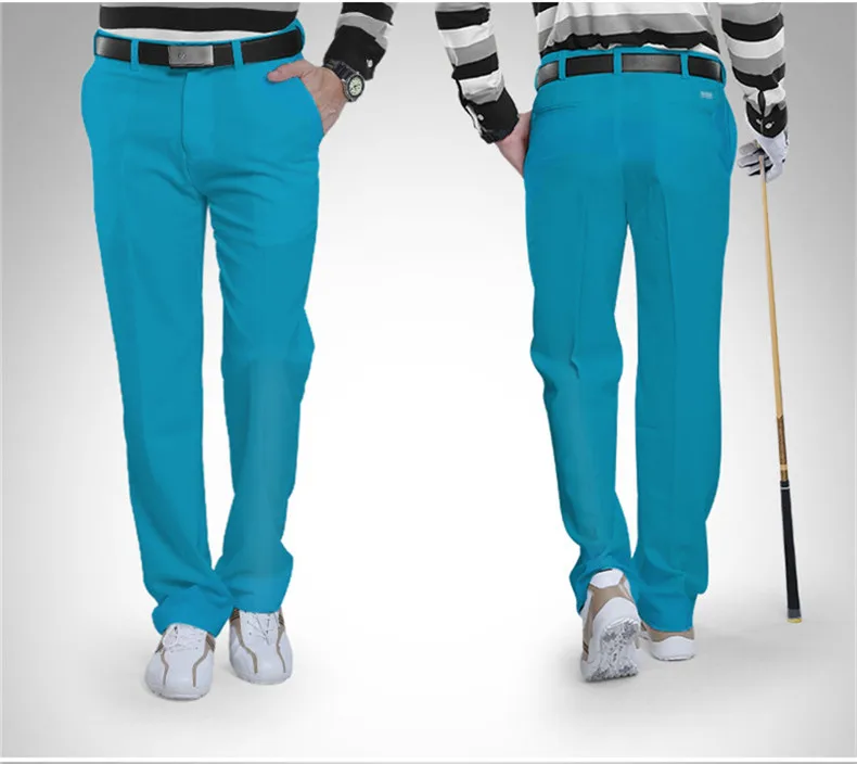 PGM подлинные штаны для гольфа мужские водонепроницаемые брюки Мягкая дышащая одежда для гольфа летние Размеры xxs-xxxl - Цвет: blue