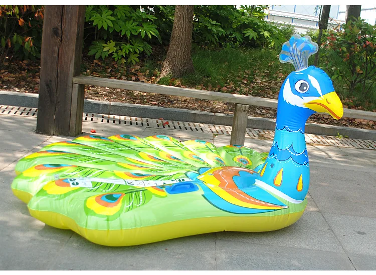 Peacock Float Inflatable Toy Riding Animal Buoy Spot Inflatable Pool Adult Inflatable Chair Watermelon Summer Toys