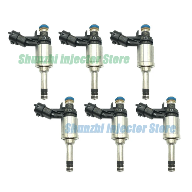 6pcs Fuel Injector Nozzle For Buick Chevrolet Gmc Acadia 12634491