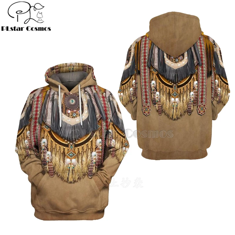  Native Indian 3D Hoodies/sweatshirts Tee Men Women New Fashion Hooded winter Autumn Long Sleeve str