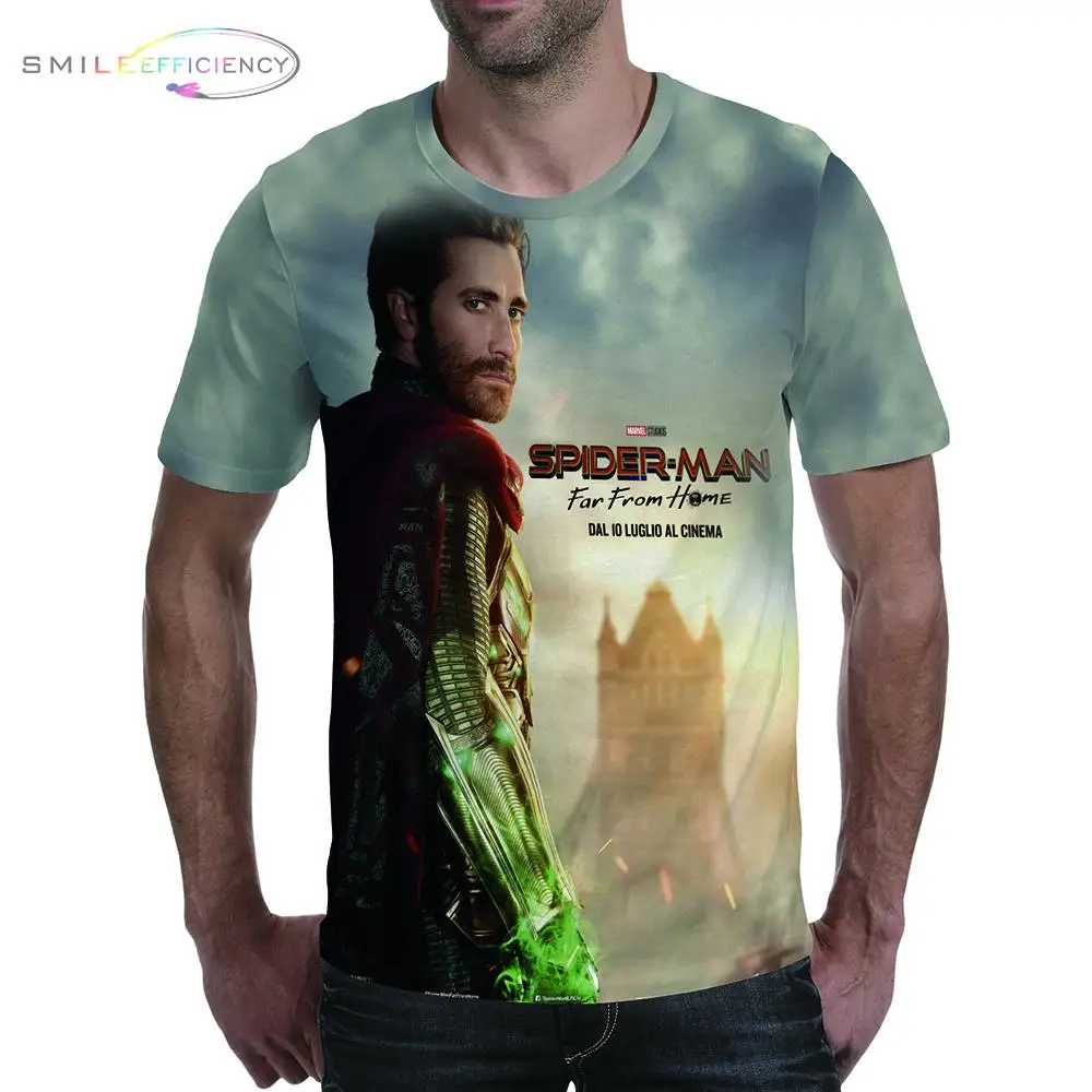 Mens Fashion 2019 Spider-man: Far From Home 3d T Shirt Spiderman 3d Printer T-shirt For Men Film Tee Shirt Mens Fashion 2019 Spider-man: Far From Home 3d T Shirt Spiderman 3d Printer T-shirt For Men Film Tee Shirt