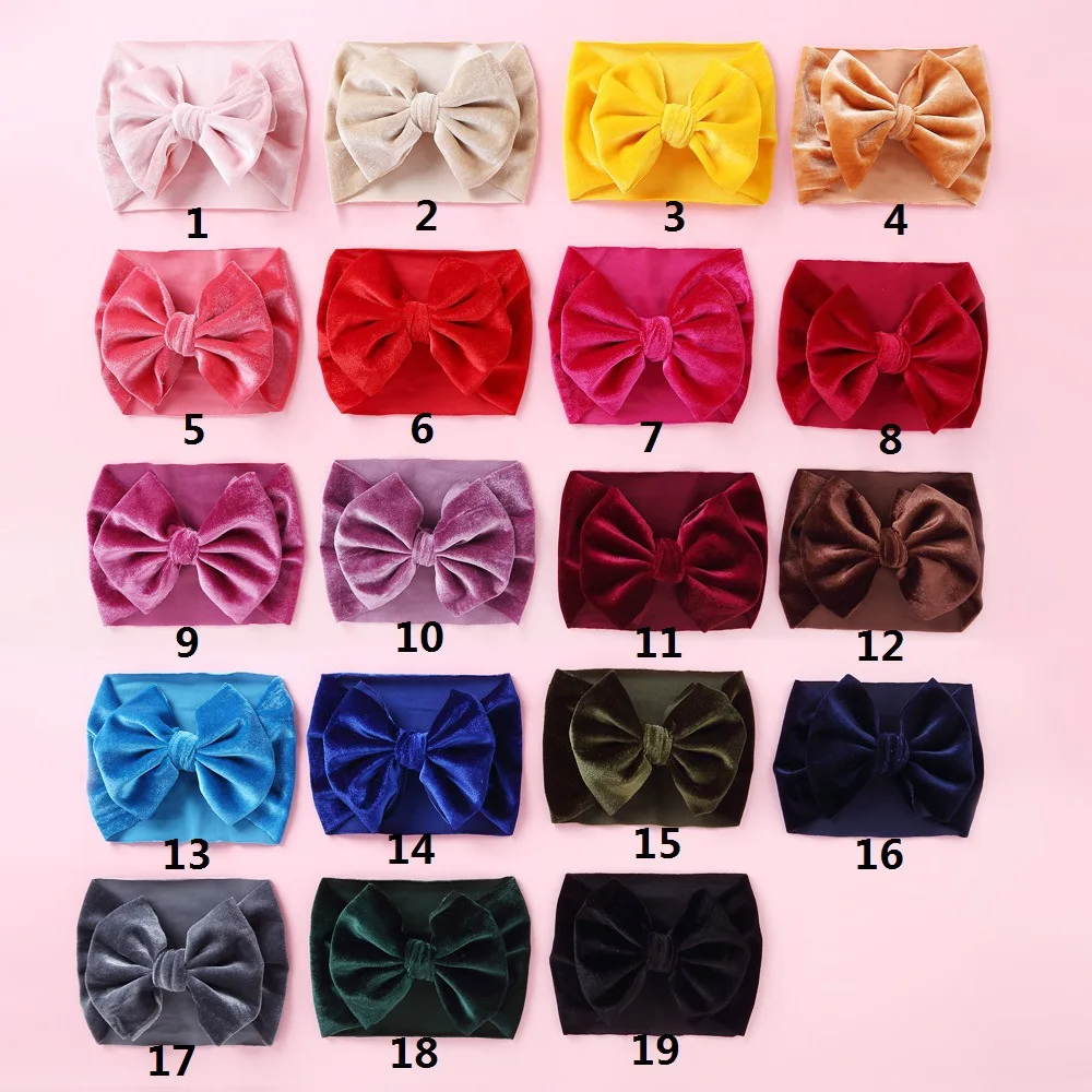 Gran venta Diadema de terciopelo para bebé, turbante con lazo grande para niña, cinta para el pelo de lazo para recién nacido, accesorios para el cabello para chico pBQKM3ZKkz3 Gran venta Diadema de terciopelo para bebé, turbante con lazo grande para niña, cinta para el pelo de lazo para recién nacido, accesorios para el cabello para chico pBQKM3ZKkz3
