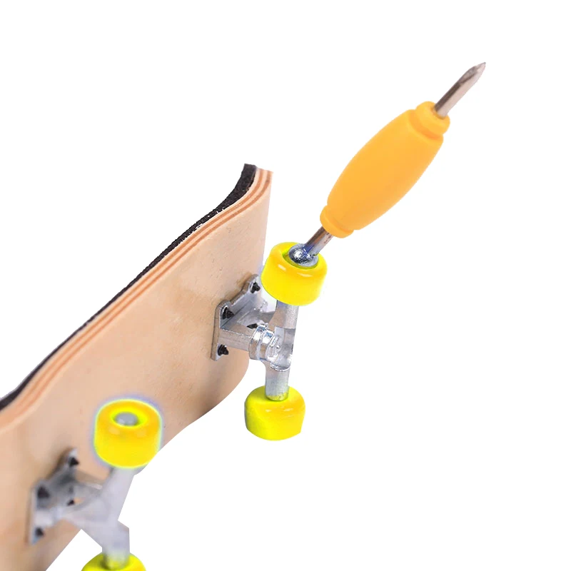 Wood Grit Complete New Finger Skate Collectibles Desk Toys Yellow Foam Fingerboard Purple Hobbies