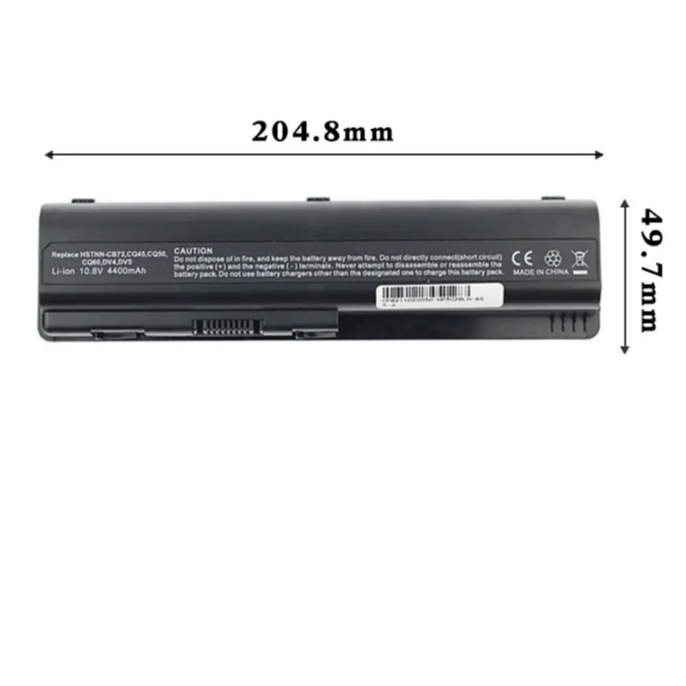 Аккумулятор оригинального размера 4400 мАч hp 5028LH для hp CQ60 g50 G60 HSTNN-UB72 UB73 LB72 HSTNN-C51C, Аккумуляторы для ноутбуков
