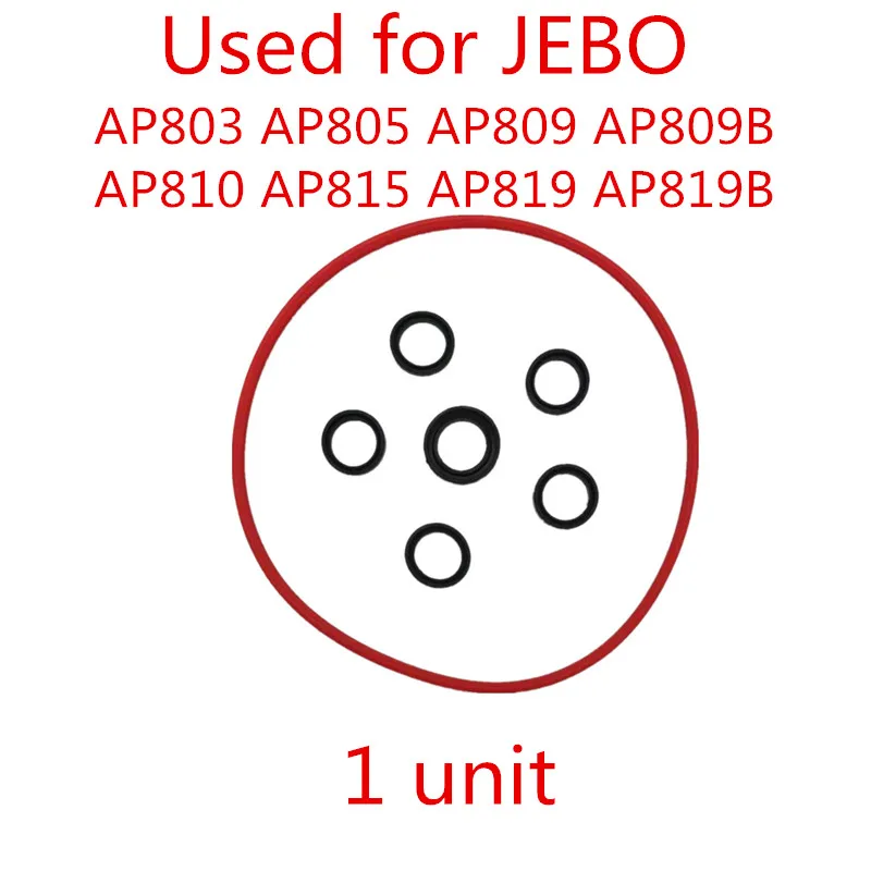 Jebo канистра фильтр запасные части водяной клапан вход выход клапан, подходит для jebo 803 809 809B 810 815 819 825 828 829 835 838 839 - Цвет: AP80 81 Seal ring