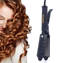 Бигуди для волос выпрямитель расческа мини выпрямитель мода на плоской подошве основной 2 стиль четыре шага температура салон красоты