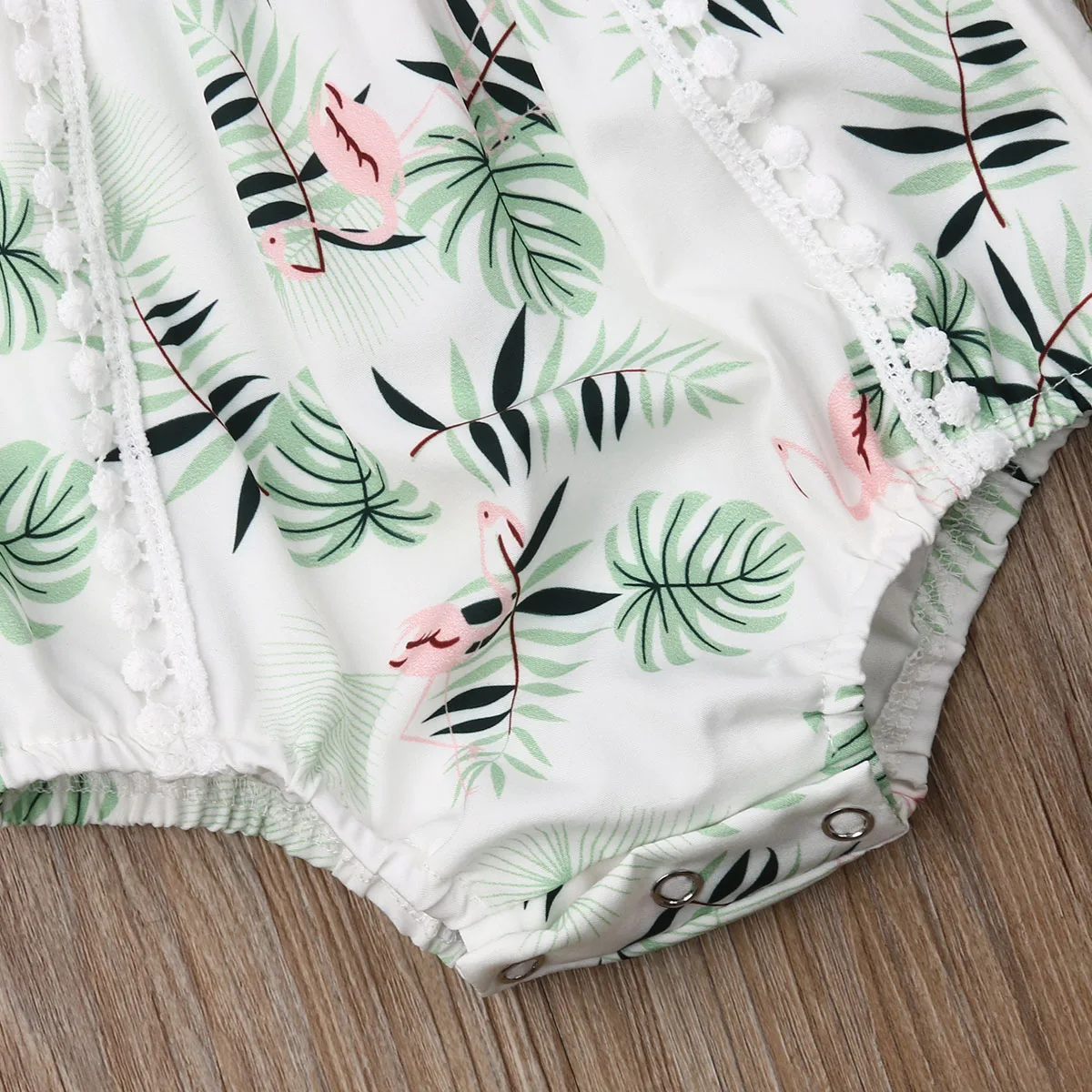 2019 Детская летняя одежда милая Одежда для новорожденных девочек с принтом