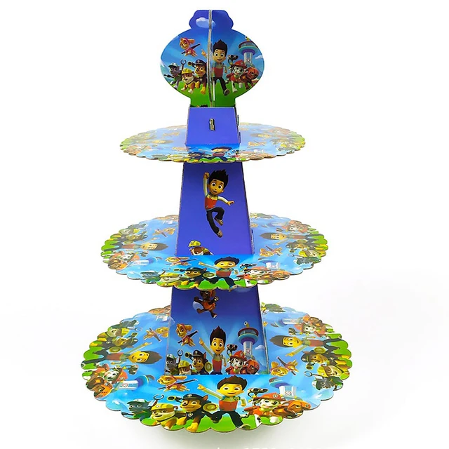 Paw Patrol Birthday Party Balloons Toy Birthday Banner For Kids Boys Girls Party Decoration Paper Cup Plate Tableware Supplies Cake stand