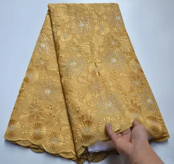 

France Nigerian 100% Cotton Lace Fabric Swiss Dry Lace Fabric 2020 New High Quality Swiss Voile Lace Switzerland Lace For Men