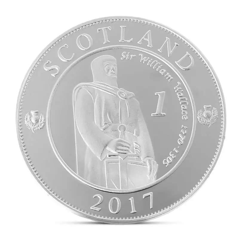 England hero William Wallace Commemorative Coin Collection Gift Souvenir Art Metal Antiqu Coin Collection
