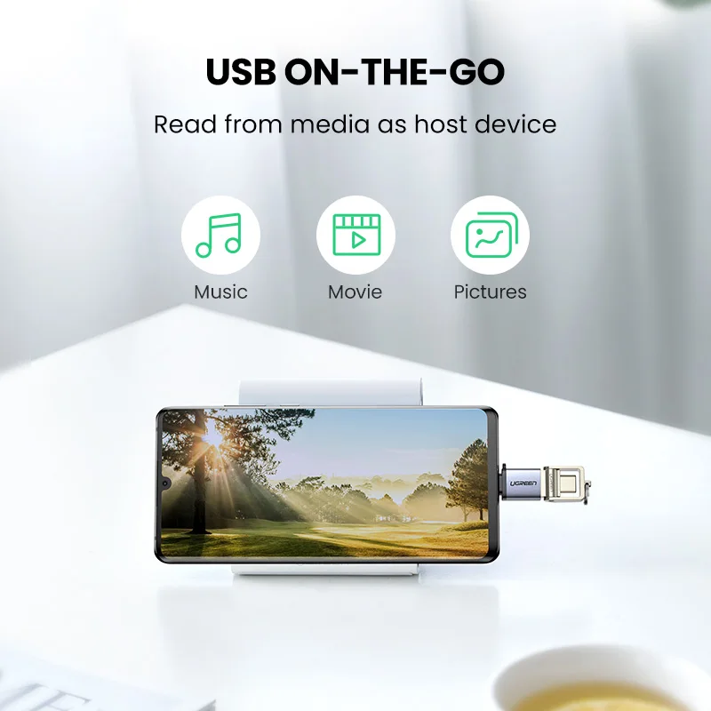 Ugreen USB C адаптер Type к 3 0 Thunderbolt OTG кабель для Macbook pro Air Samsung S10 S9 OTG|type-c to usb|type-c usb 3.0type-c