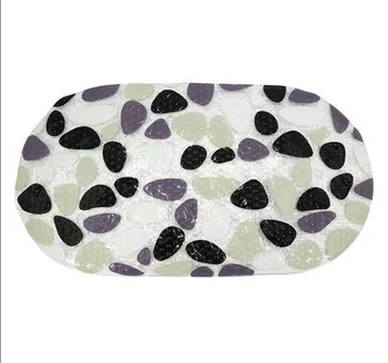 

Amoy Burst Color Stone PVC Bathroom Mat Bathroom Mat Bathroom Anti-slip Carpet Floor Mat
