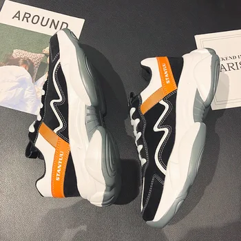 

2019 Outdoor Running Shoes For Men Breathable Mesh Sports Shoes Men Fyknit Basket Homme Sneakers Men