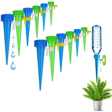 

12 PCS Automatic Waterer Plant Drip Irrigation Watering System Indoor Plant Watering Device Automatic Dripper Garden Gadget