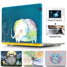 Чехол для ноутбука apple Macbook New Air 13 A1932, для mac book Pro 13 A2159 Air Pro retina 11 12 13,3 15 Сенсорная панель+ крышка клавиатуры