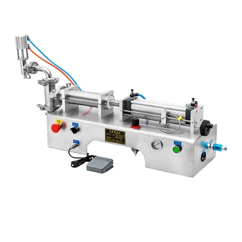 

Stainless steel liquid filling machine single-head piston type pneumatic quantitative filling machine