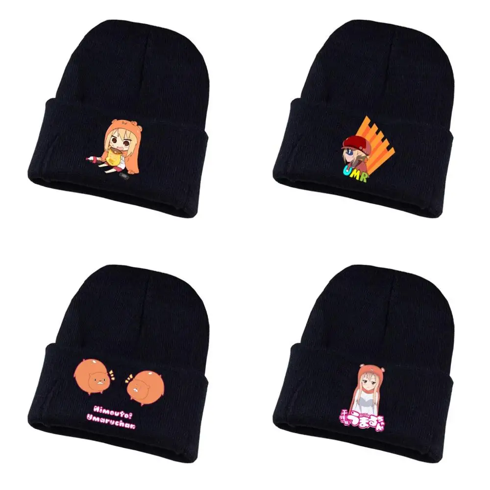 

Anime Himouto! Umaru-chan Knitted hat Cosplay hat Unisex Print Adult Casual Cotton hat teenagers winter Knitted Cap
