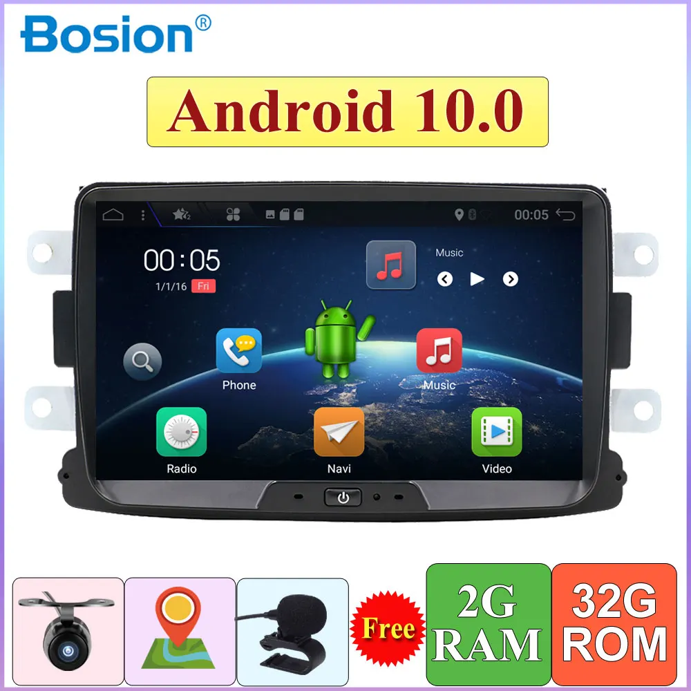 Автомагнитола 1 Din на Android 10 0 магнитола для Dacia/Sandero/Duster/Captur/Lada/Xray/Logan GPS навигация SWC