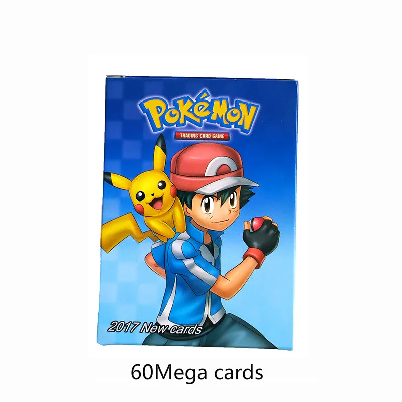 Takara Tomy Сияющий Покемон карты TCG Мега GX экс энергетический тренажер игрушки для детей энергетическая битва торговая карточная игра флэш-карта - Цвет: 60PCSc