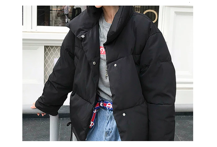 Jocoo Jolee/осенне-зимняя куртка для женщин, пальто, модная женская куртка со стоячим воротником, Женская парка, теплая Повседневная куртка