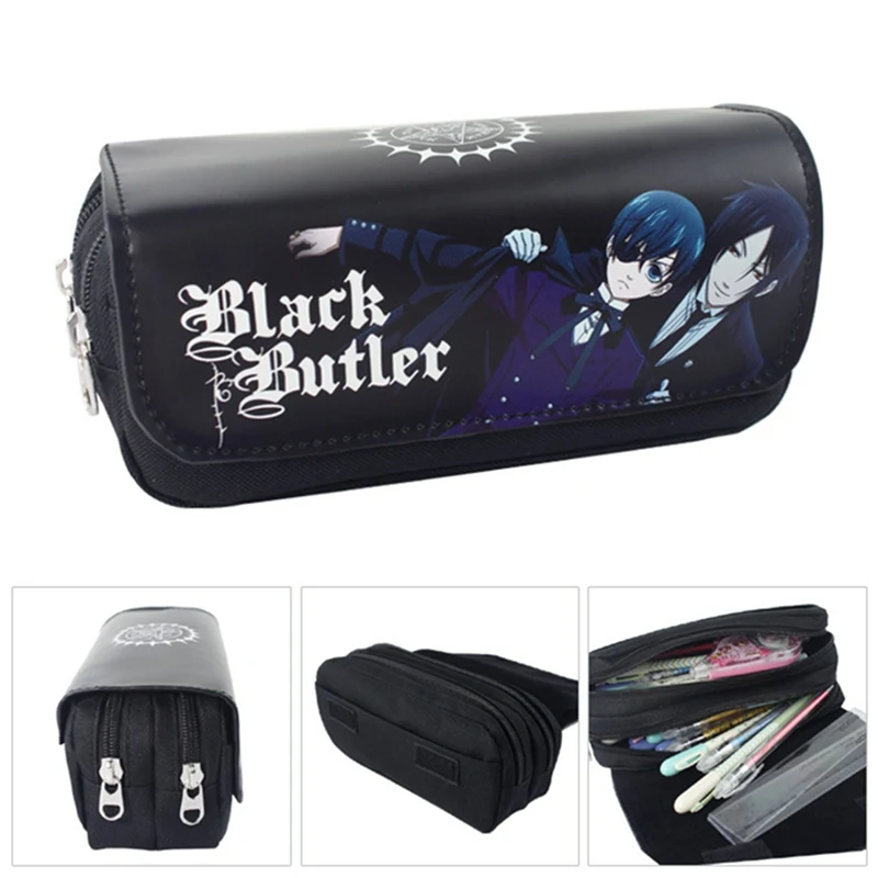 Kuroshitsuji Ciel Phantomhive карандаш пенал сумка для косметики, сумка для хранения косметики сумка, школьные принадлежности