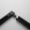 LED track light rail 0.5M 1M black white aluminum 2-wire system track light universal track for spotlight 4